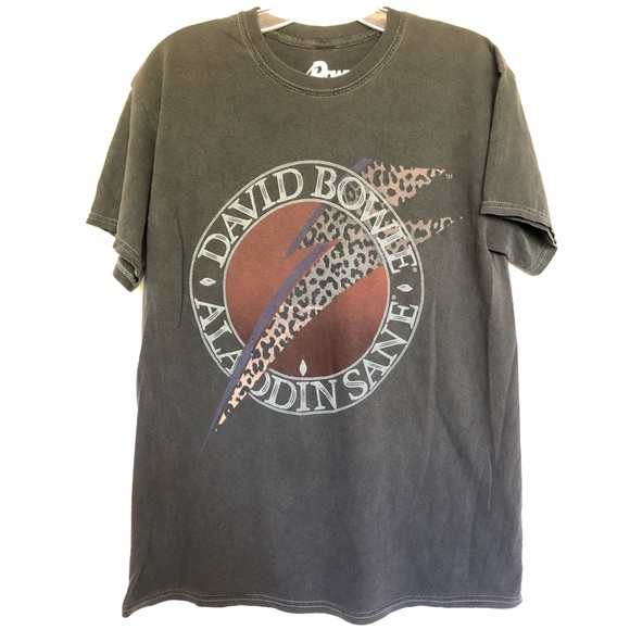 David Bowie Aladdin Sane Destroyed Tee Shirt - Picture 3 of 4